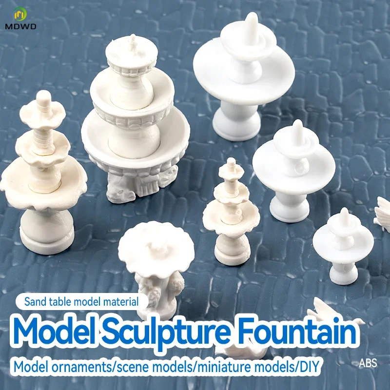 Art Craft 4 Years Old - 2Pcs Model Statue HO 1:87 Sculpture