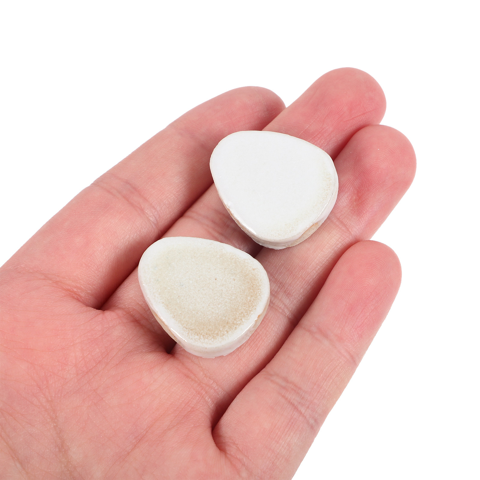 Art Craft Picture - 1Set Flat Pebble Mosaic Tiles Ceramic