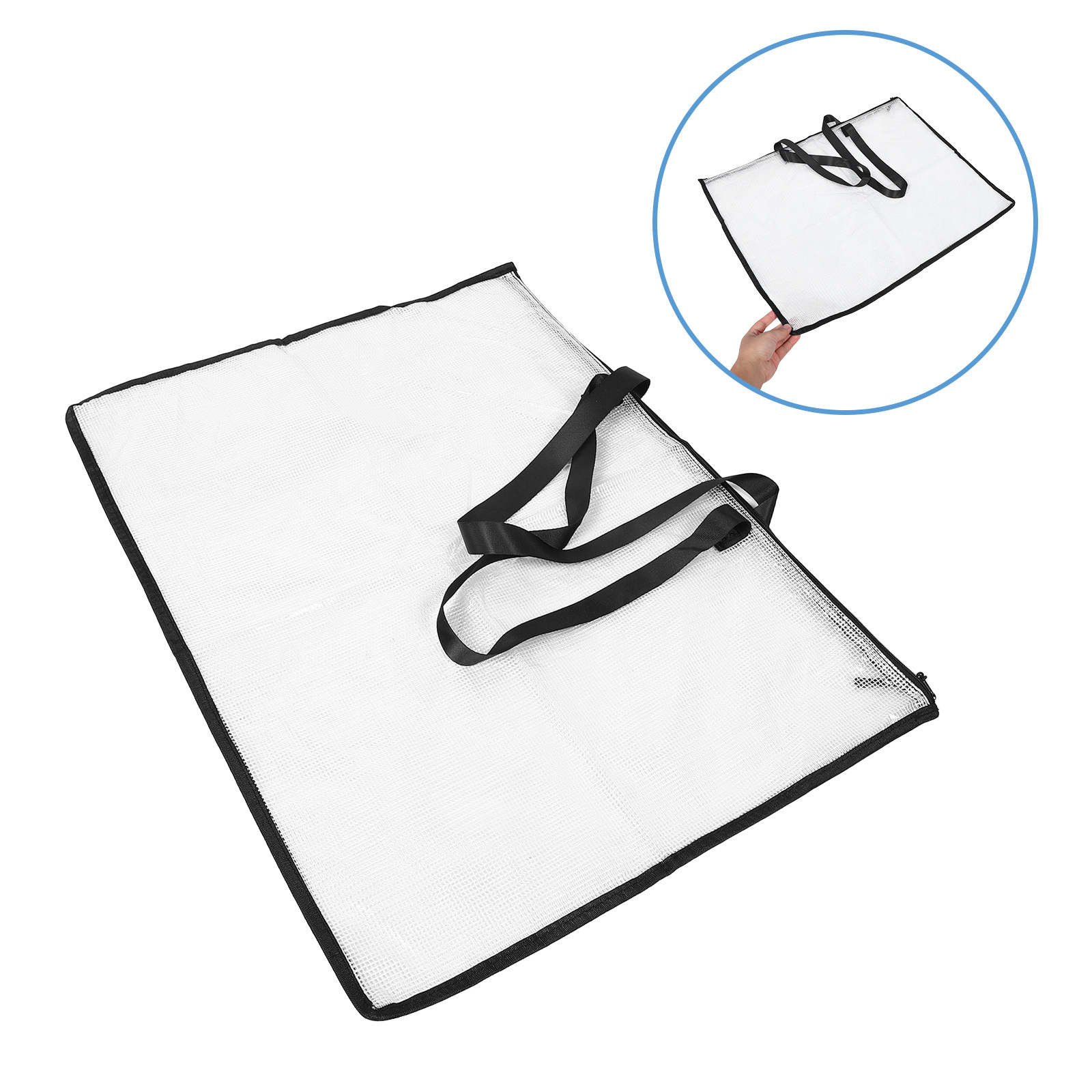 Art Portfolio Bag - Art Case with Handle Storage Bag