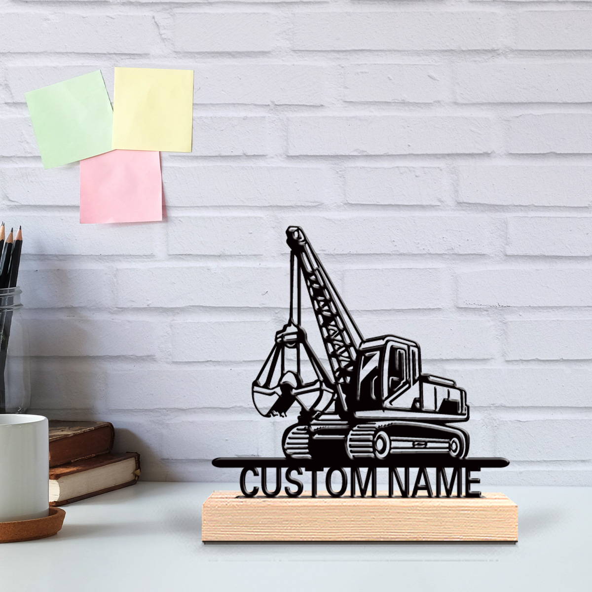 Letter S Art Craft - 1pc tractor Customized Letter Tin Statue