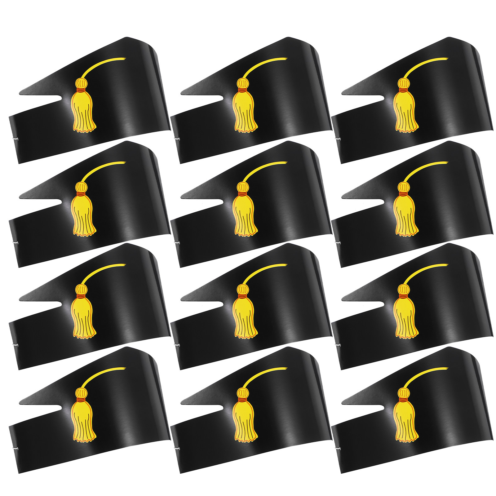 Art Craft Meaning - 12Pcs Paper Graduation Caps DIY Craft