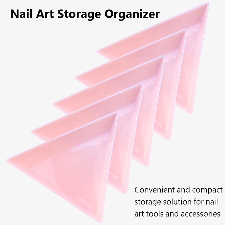 The Art And Craft Of Jewelry - 5/10/20/30Pcs Triangle Tray Organizer for Nail