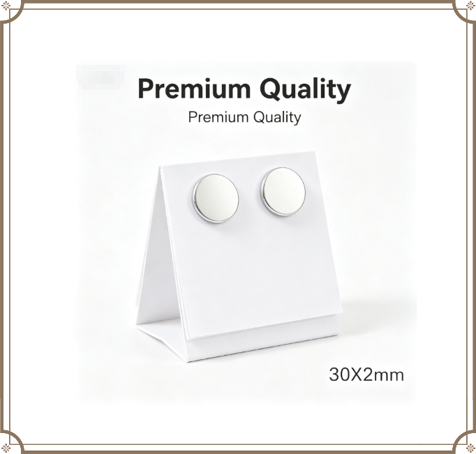Art Craft Magnet - Super Strong 30x2mm Neodymium Magnet Round