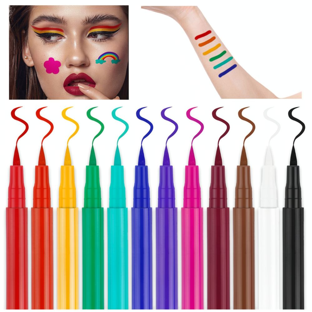 Vibrant Matte Eyeliner Pencil  - Colored Pencil Professional ulasan dan harga