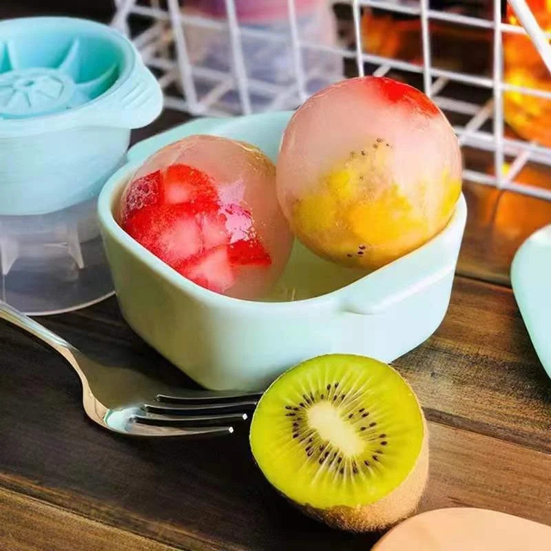 1/2pcs Silicone Round Ice Puck - Art Craft Ice Cream ulasan dan harga