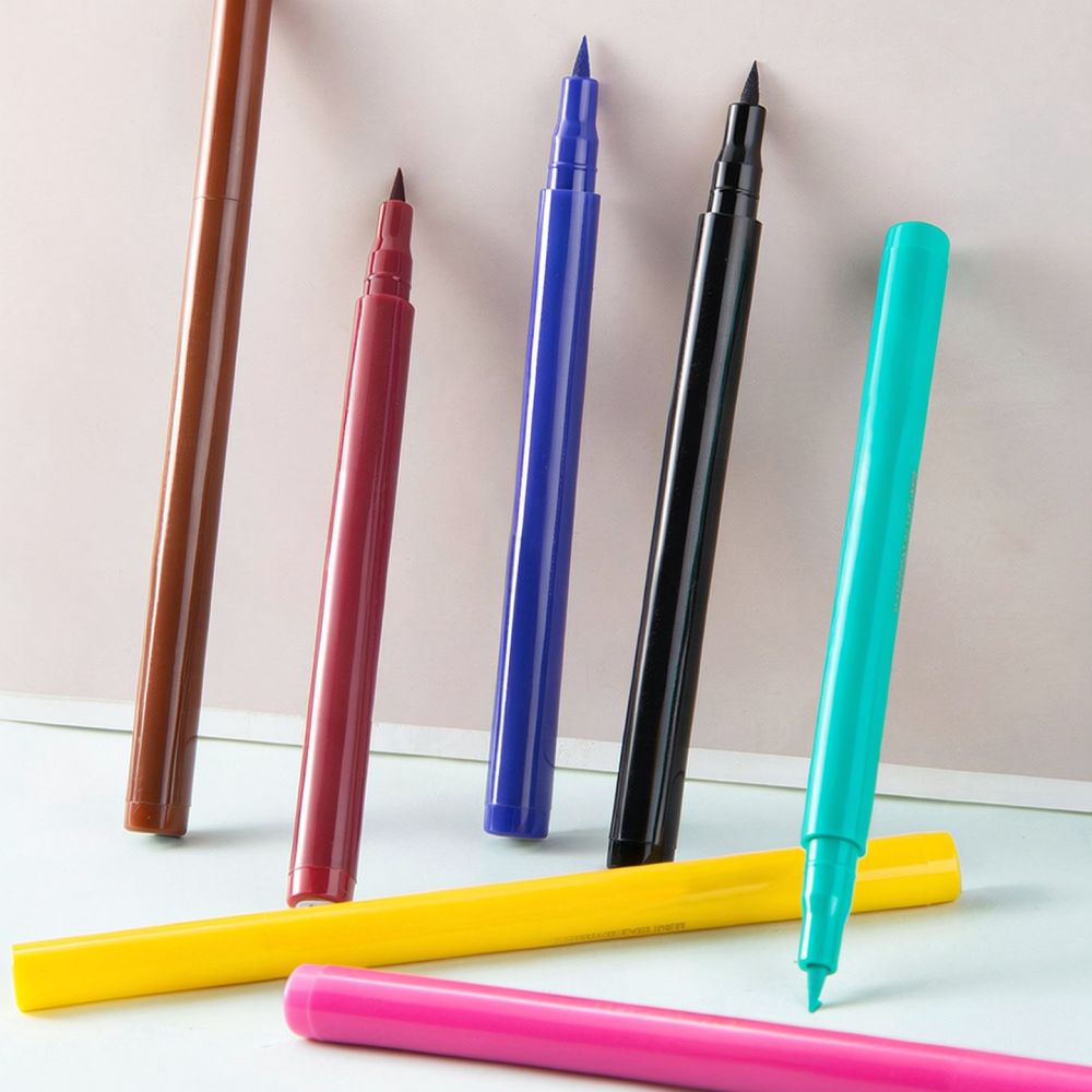 Waterproof Matte Eyeliner Set  - Colored Pencil Professional ulasan dan harga
