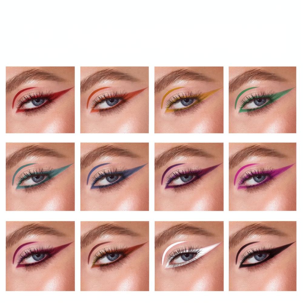 Waterproof Matte Eyeliner Set  - Colored Pencil Professional ulasan dan harga