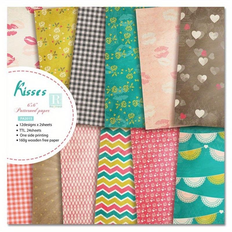24 Sheets/Set Red Lips Kisses  - Art Craft Background ulasan dan harga