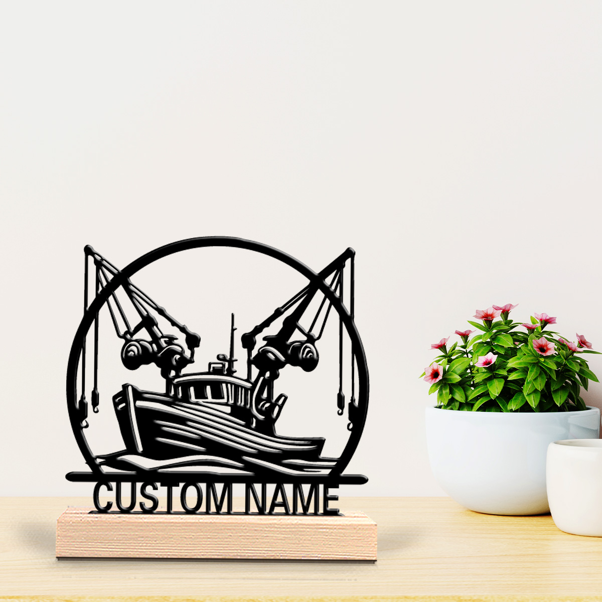 1pc Minimalist ship Personaliz - Letter S Art Craft ulasan dan harga