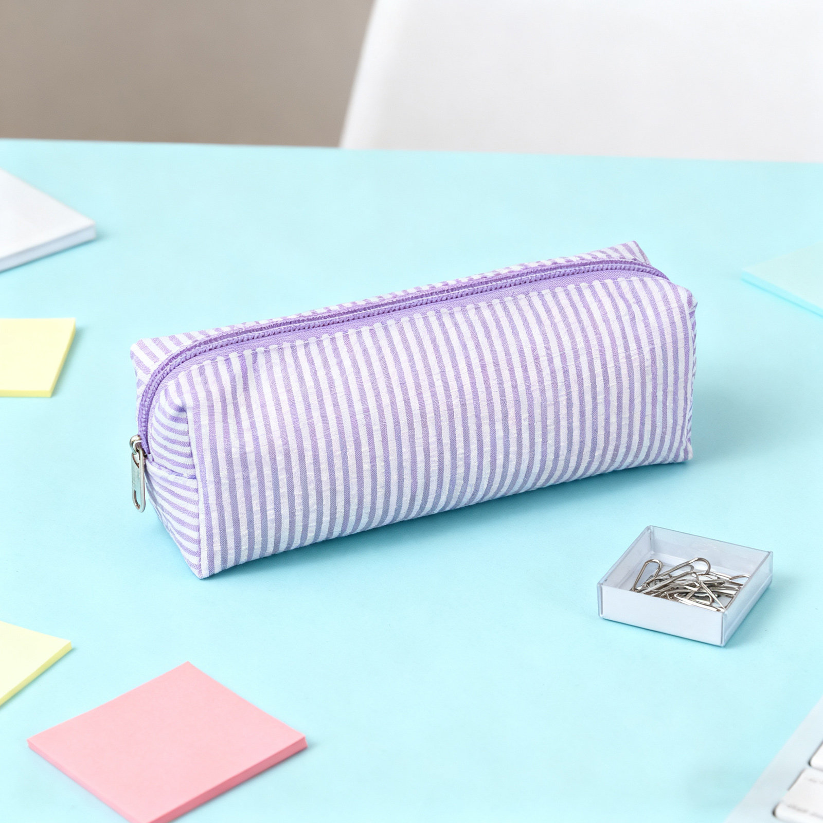 Striped Pencil Bag Large Capac - Colored Pencil Professional ulasan dan harga