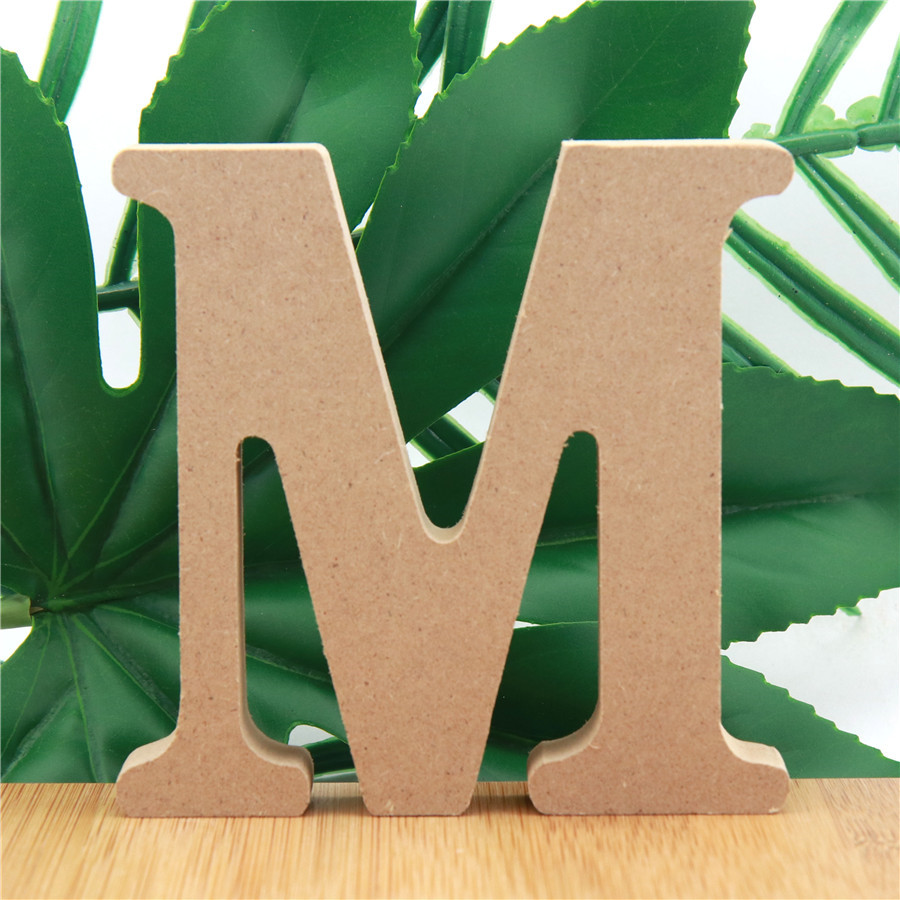 1pc 10cm Wood Color Wooden Let - Letter S Art Craft ulasan dan harga