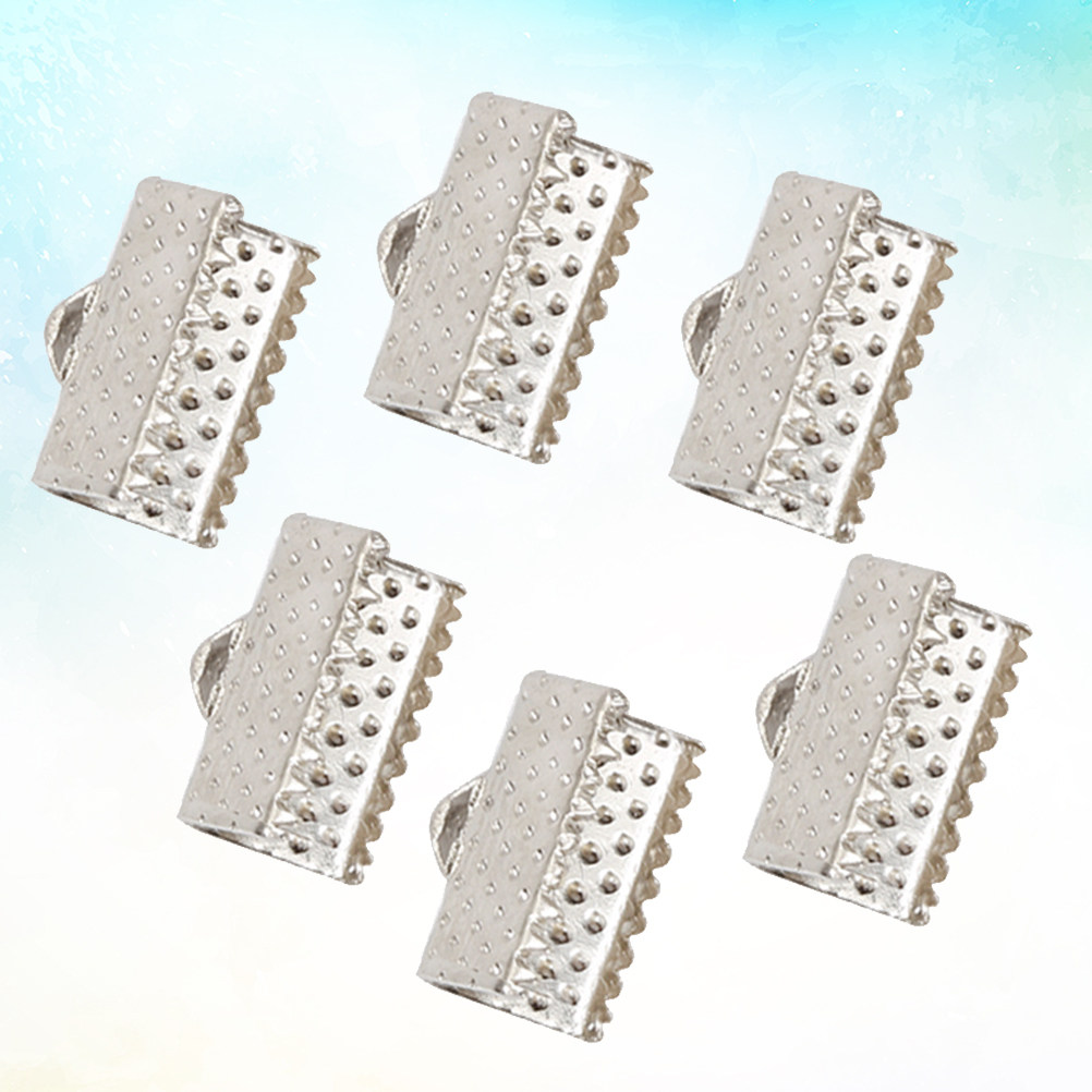 100Pcs 1.6cm Plated Metal Crim - The Art And Craft Of Jewelry ulasan dan harga