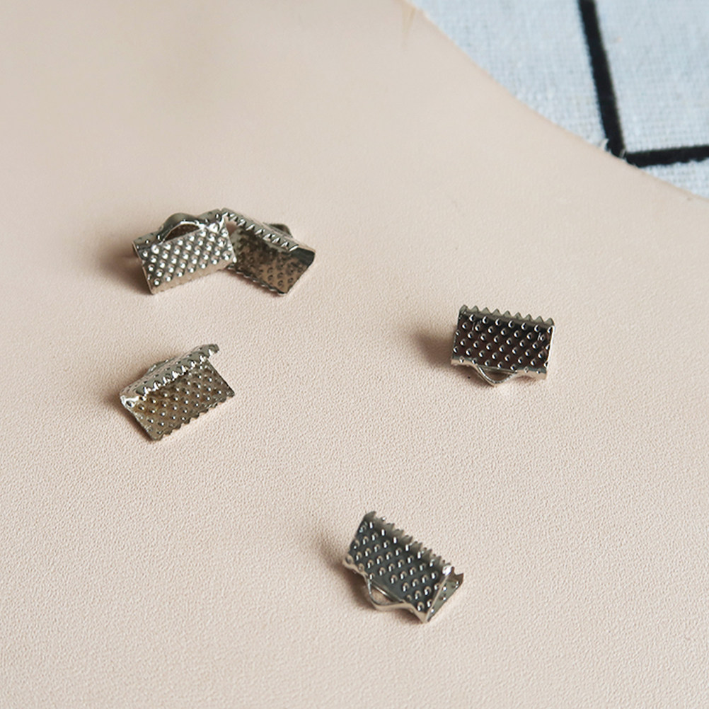 100Pcs 1.6cm Plated Metal Crim - The Art And Craft Of Jewelry ulasan dan harga