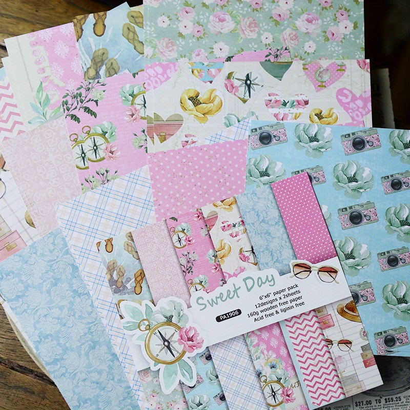 Sweet Day Craft Paper Pads Art - Art Craft Background ulasan dan harga