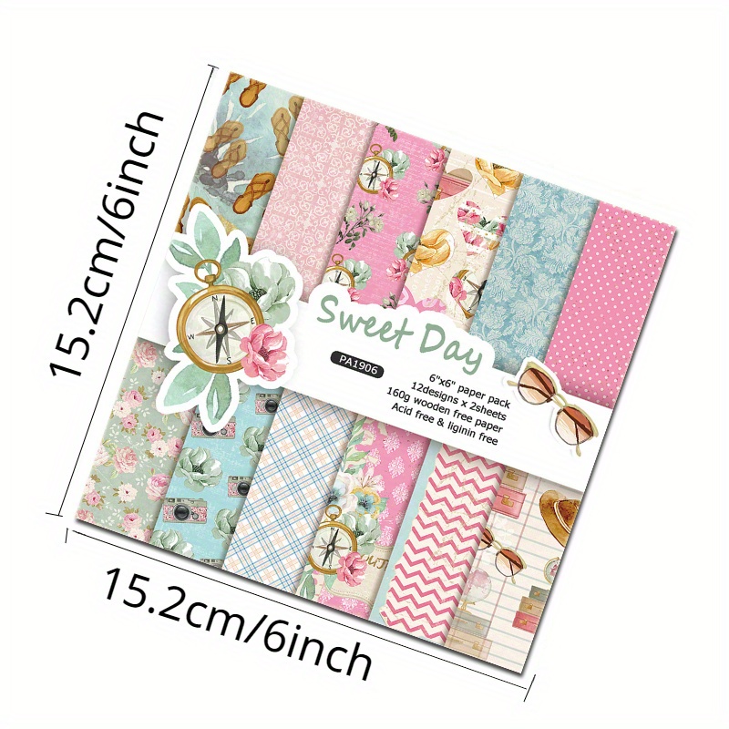 Sweet Day Craft Paper Pads Art - Art Craft Background ulasan dan harga