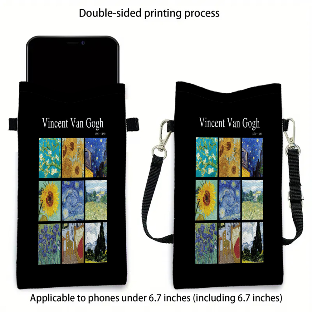 Van Gogh Phone Pouch with Lany - Art Portfolio Bag ulasan dan harga