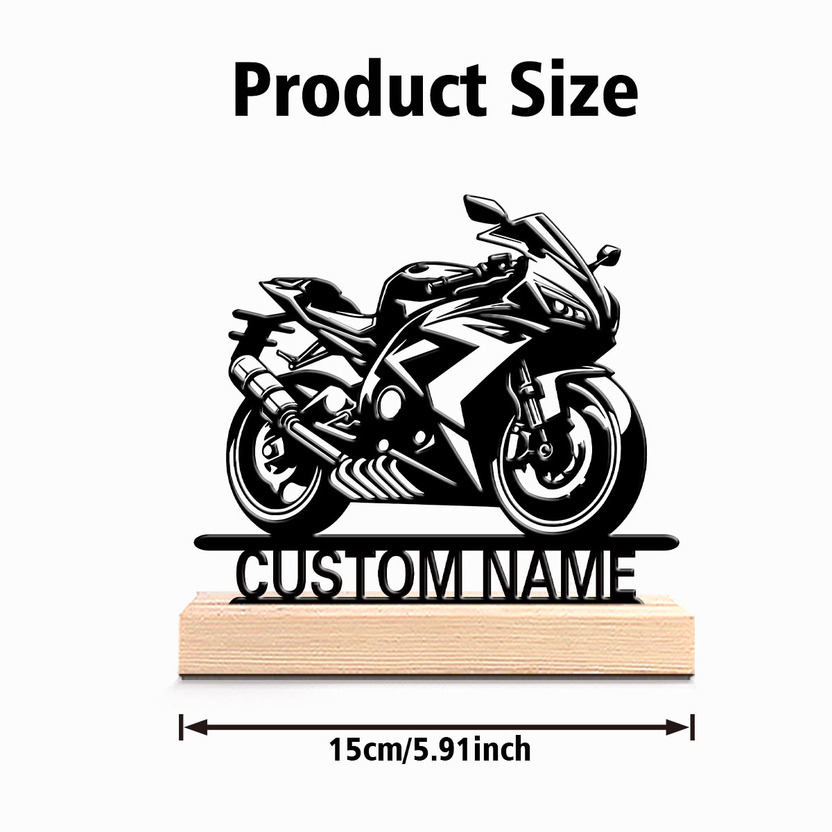 1pc Abstract cool motorcycle C - Letter S Art Craft ulasan dan harga