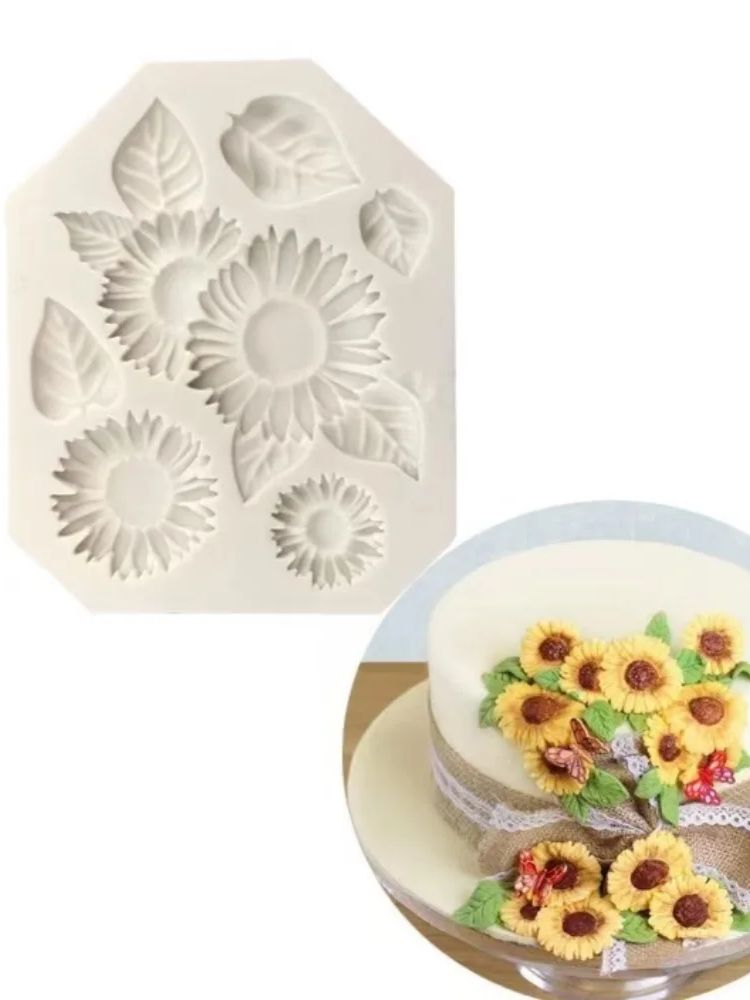 3D Sunflower Candle Mold Silic - Art Craft Picture ulasan dan harga