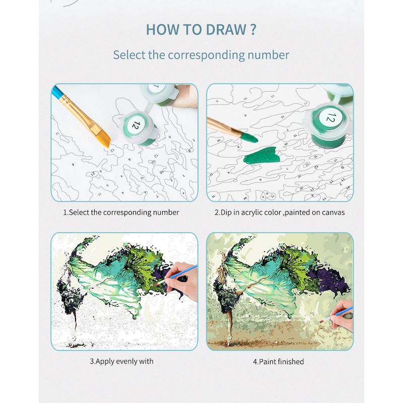 GATYZTORY Painting By Numbers  - Art Craft Picture ulasan dan harga