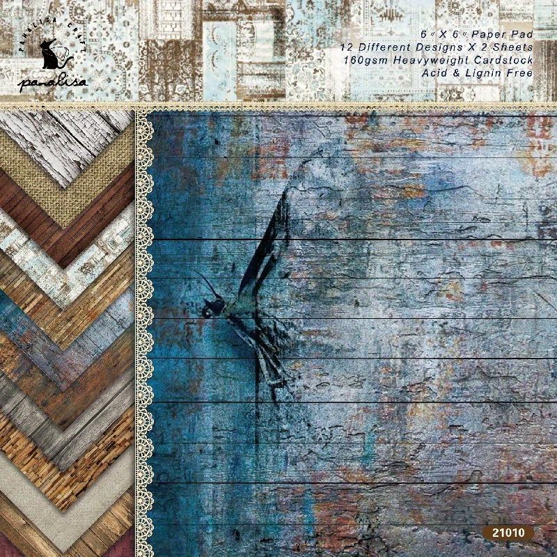 24 Sheets/Set Vintage Craft Pa - Art Craft Background ulasan dan harga