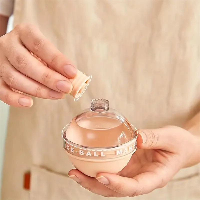 Ice Cube Mold Round Ice Hockey - Art Craft Ice Cream ulasan dan harga