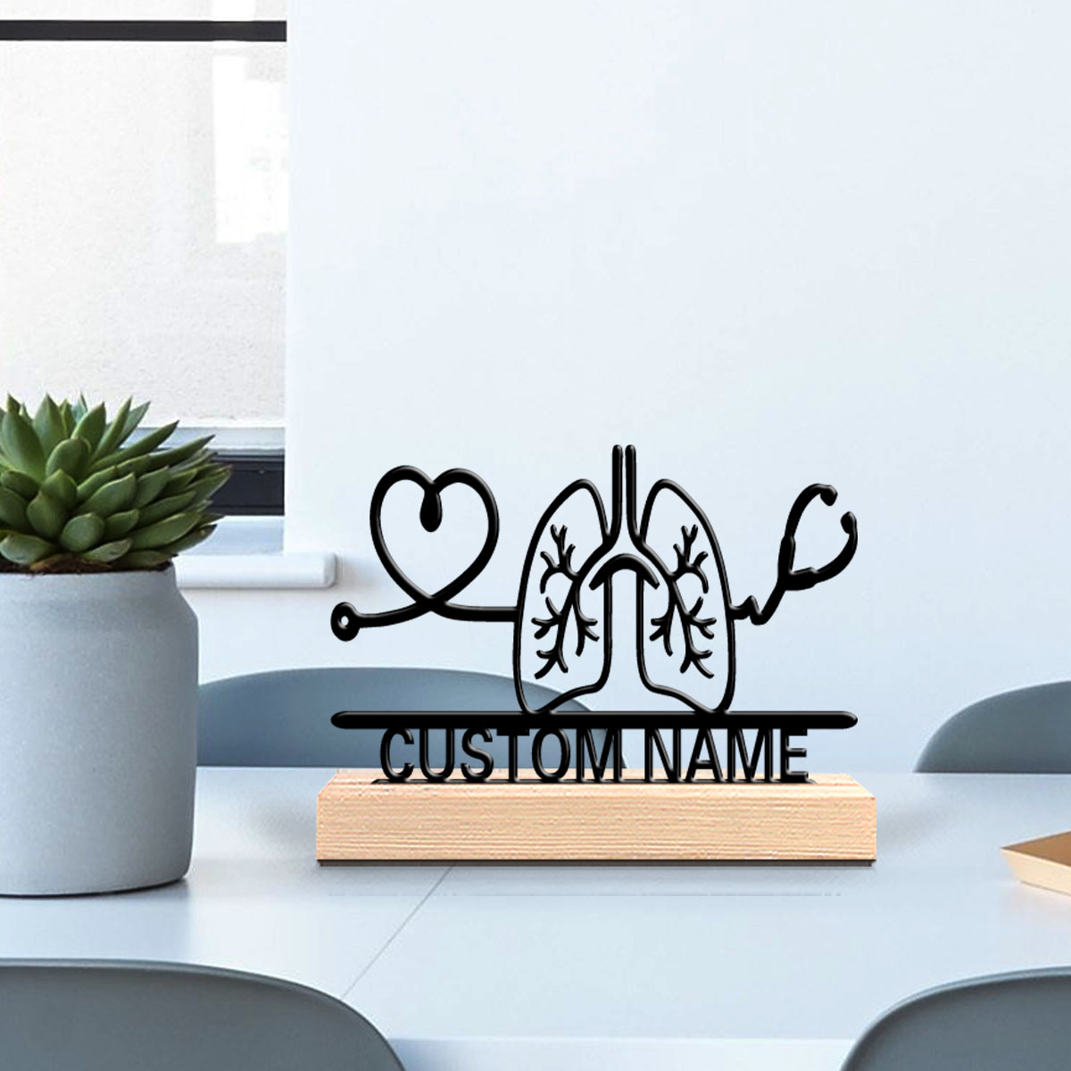 1pc Fashion Stethoscope Custom - Letter S Art Craft ulasan dan harga