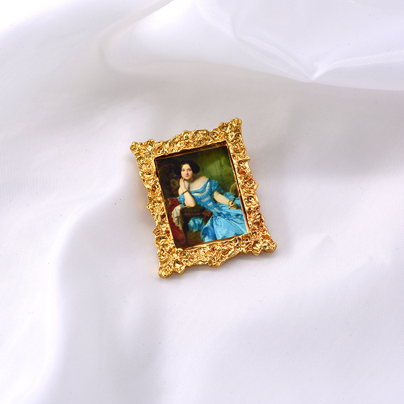 Art Oil Painting Brooches Coll - Art Portfolio Bag ulasan dan harga