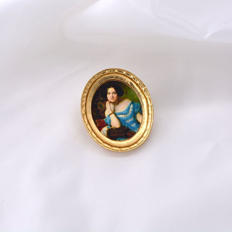 Art Oil Painting Brooches Coll - Art Portfolio Bag ulasan dan harga