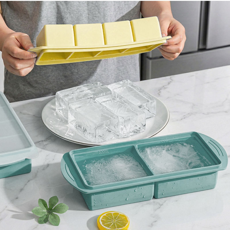 2/4 Cup Large Ice Cube Tray Si - Art Craft Ice Cream ulasan dan harga