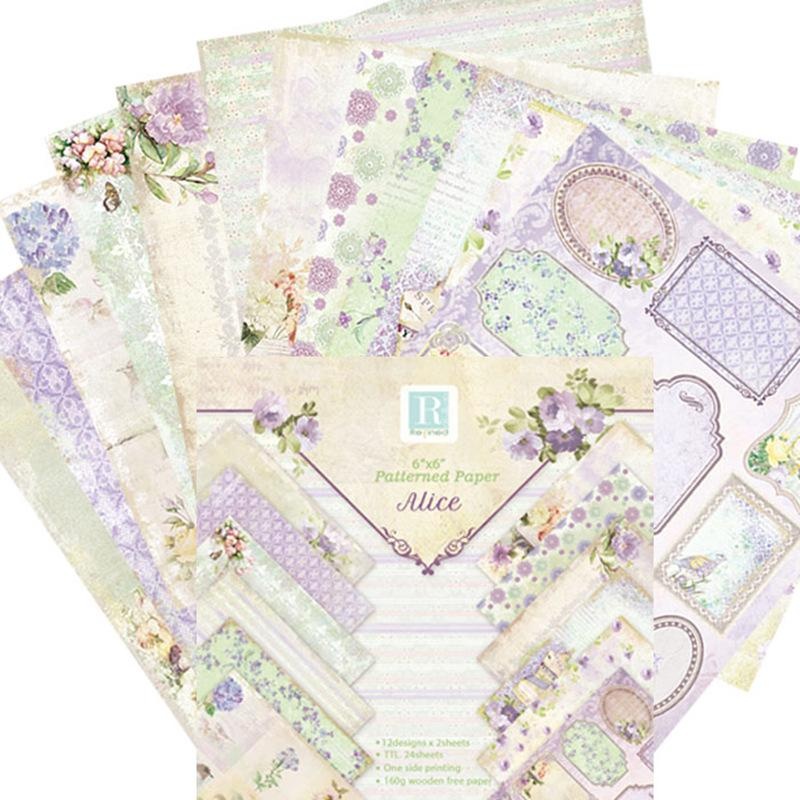 24 Sheets Light Purple Flower  - Art Craft Background ulasan dan harga