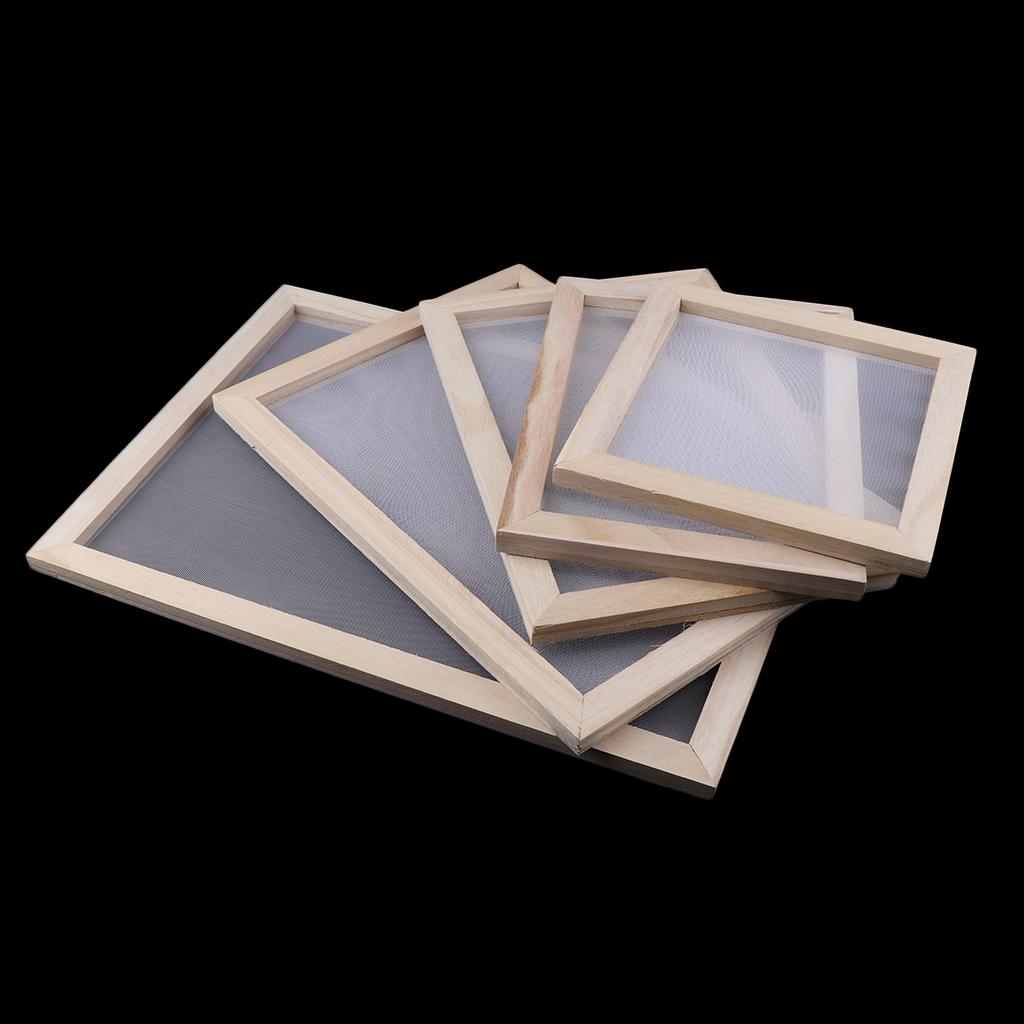 Wooden Paper Craft Screen Fram - Art Craft Recycled Materials ulasan dan harga