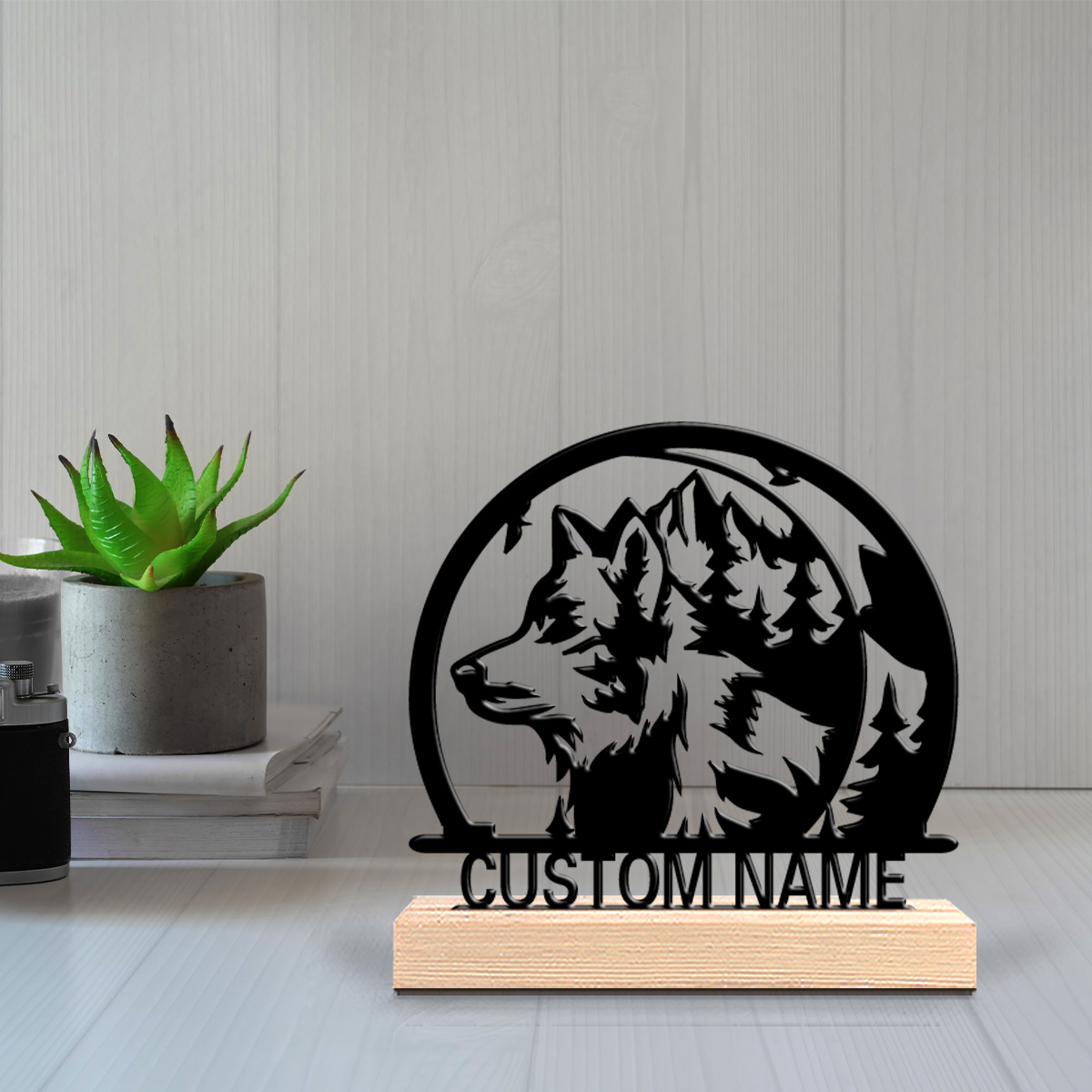 1pc Mountain wolves Customizab - Letter S Art Craft ulasan dan harga