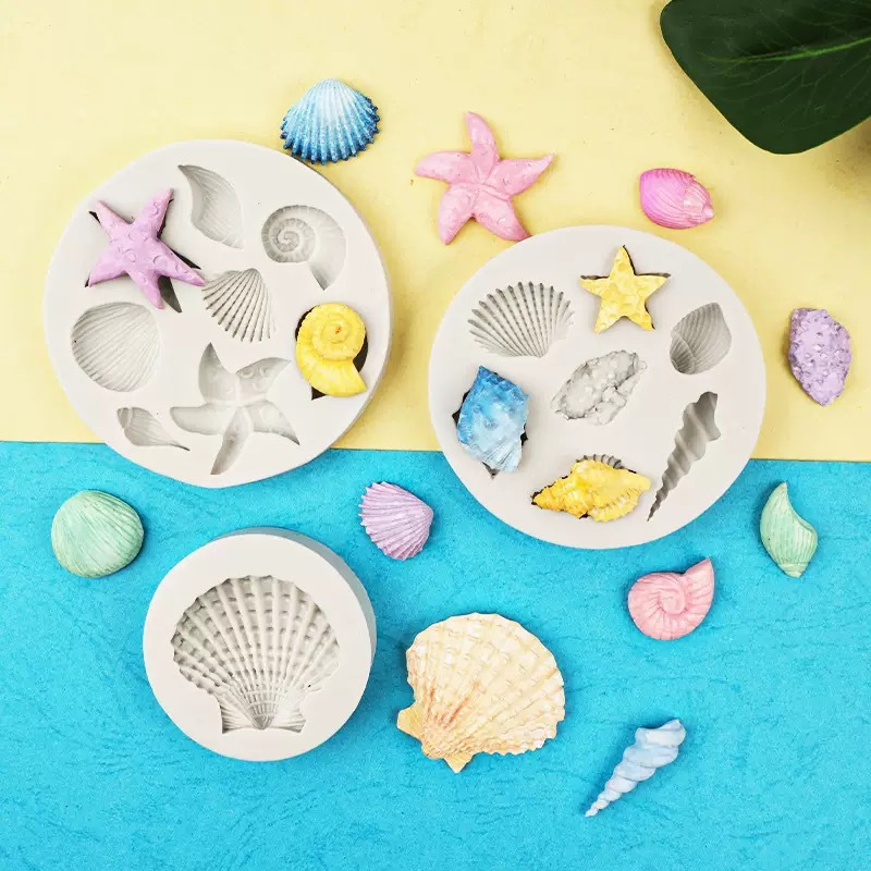 3pcs/set, Shell Mold Set, Irre - Art Craft Clay ulasan dan harga