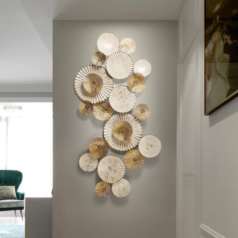 rn-Modern Metal Wall Art 3D Ir - Art Craft Background ulasan dan harga
