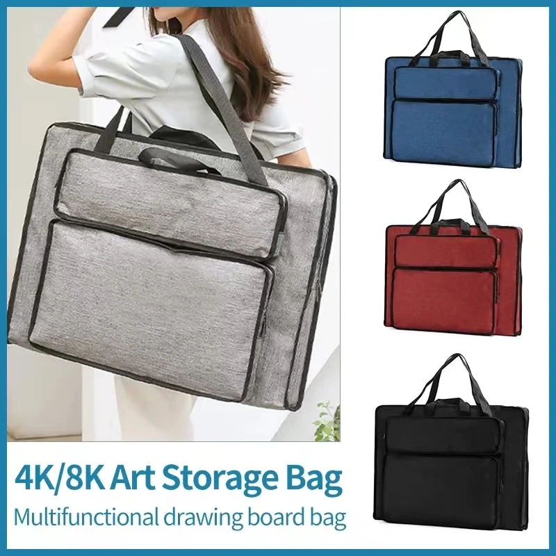 Students Water-Resistant Artis - Art Portfolio Bag ulasan dan harga