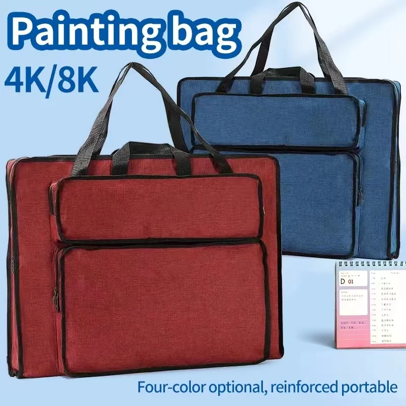Students Water-Resistant Artis - Art Portfolio Bag ulasan dan harga