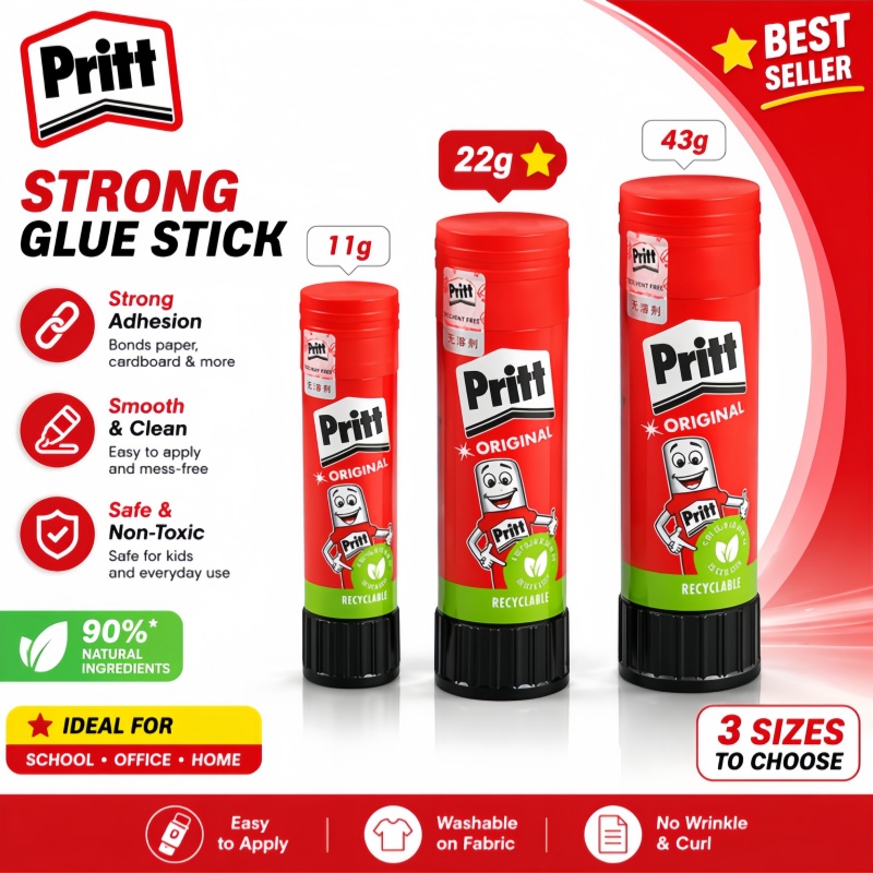 Original Pritt Glue Stick Non- - Art Craft 4 Years Old ulasan dan harga