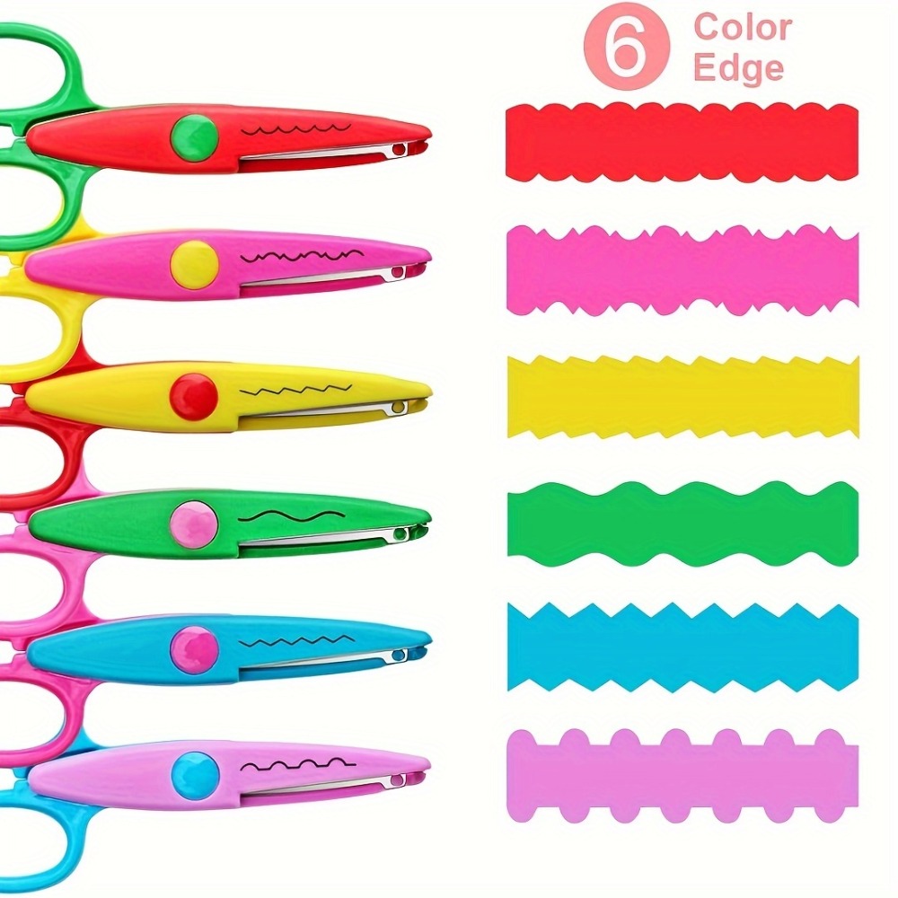 6Pcs/Set Decorative Wavy Sciss - Art Craft 4 Years Old ulasan dan harga