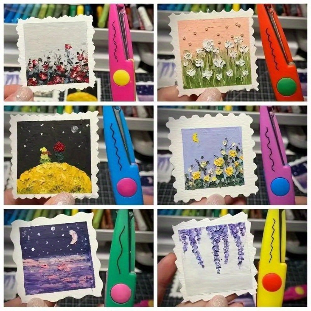 6Pcs/Set Decorative Wavy Sciss - Art Craft 4 Years Old ulasan dan harga