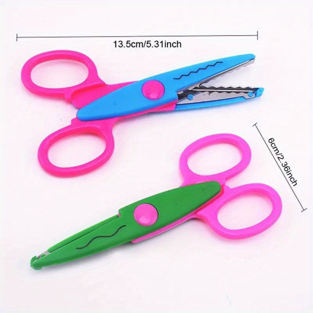 6Pcs/Set Decorative Wavy Sciss - Art Craft 4 Years Old ulasan dan harga