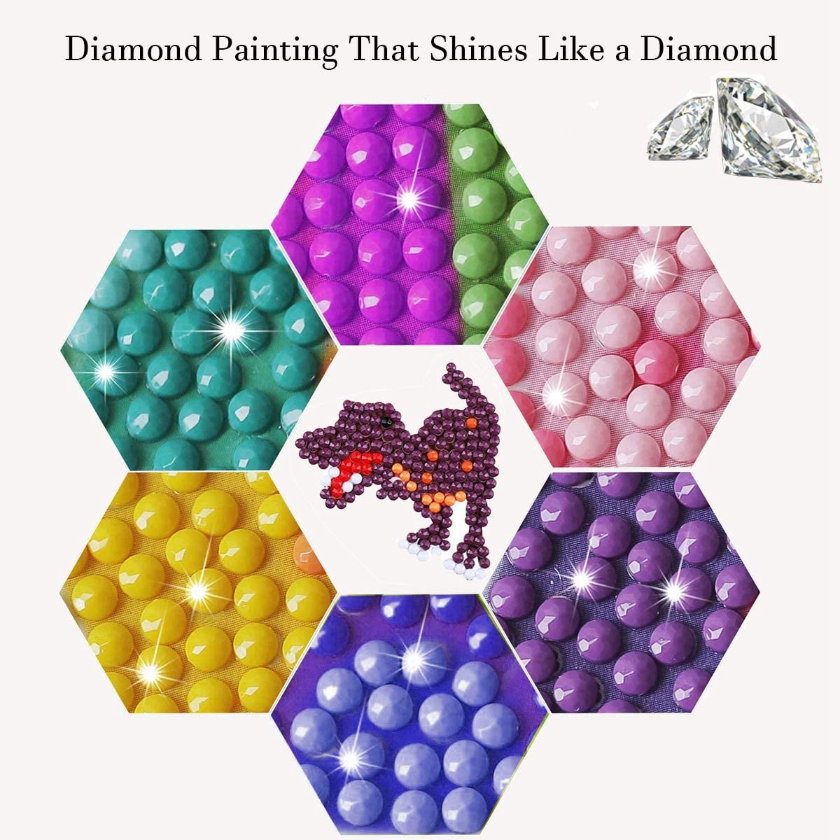 AEE6-Children's 5D Painting Pi - Art Craft Picture ulasan dan harga