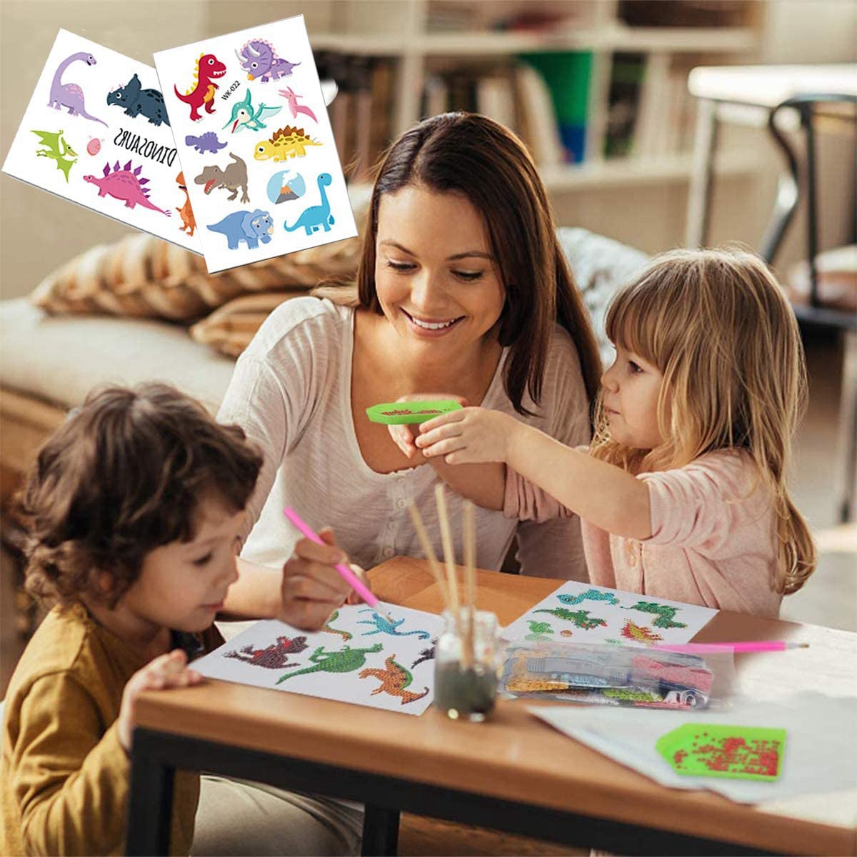AEE6-Children's 5D Painting Pi - Art Craft Picture ulasan dan harga