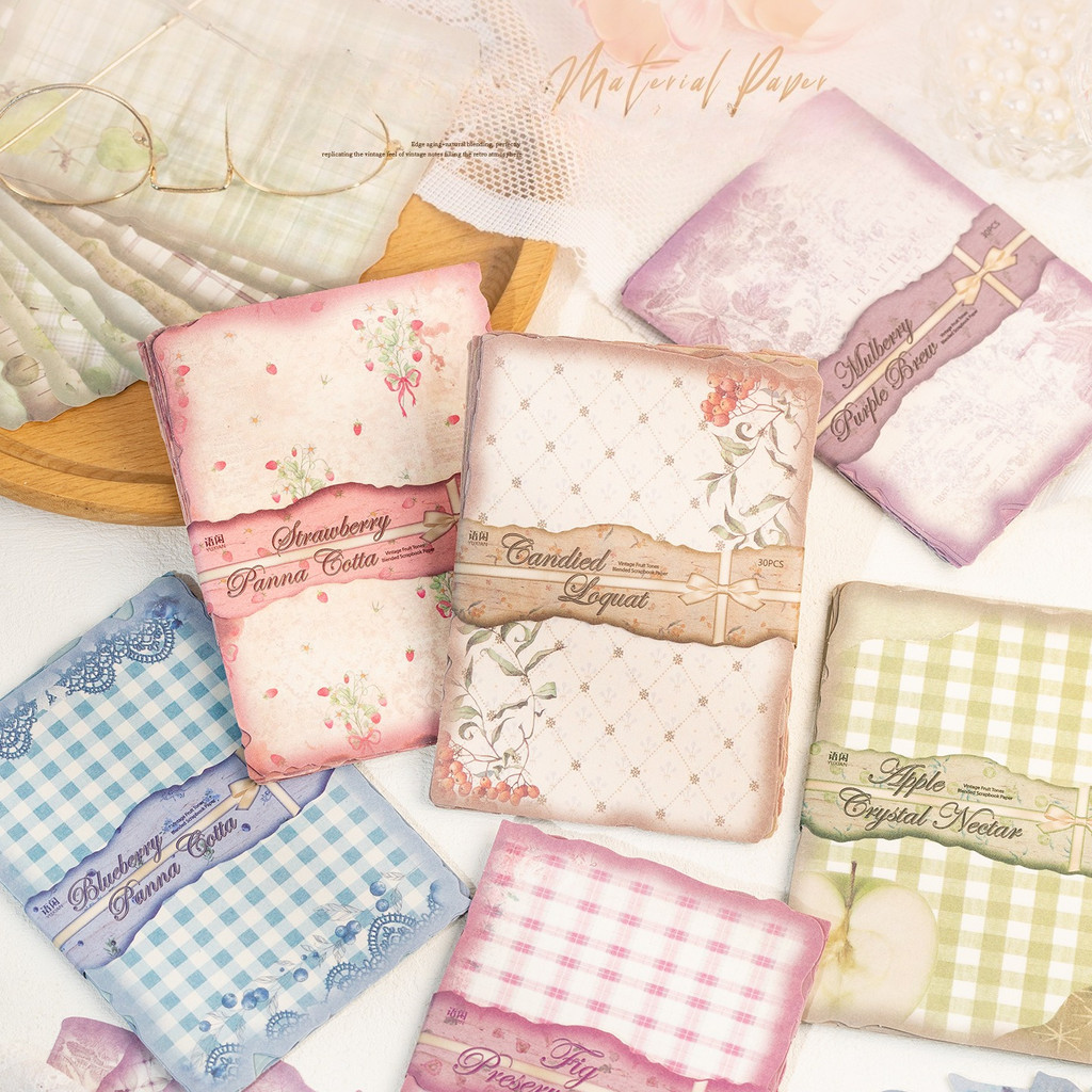 Journamm 30sheets Scrapbook Pa - Art Craft Background ulasan dan harga