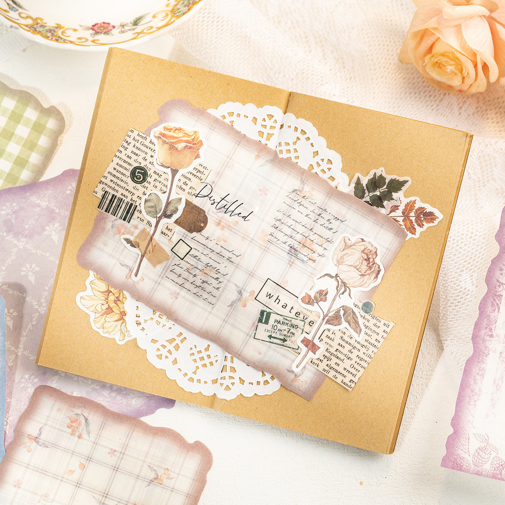 Journamm 30sheets Scrapbook Pa - Art Craft Background ulasan dan harga