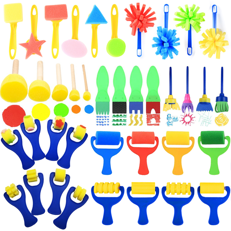Children Drawing Sponge Toys A - Art Craft 4 Years Old ulasan dan harga
