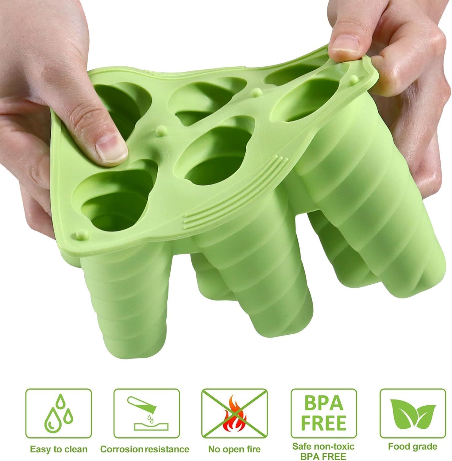 DIY Silicone Popsicle Mold 6-C - Art Craft Ice Cream ulasan dan harga