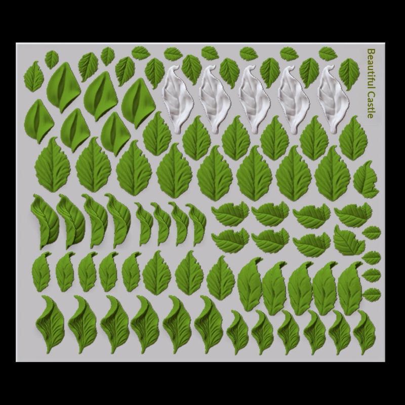 Miniature Leaf Silicone Mold 3 - Art Craft Clay ulasan dan harga