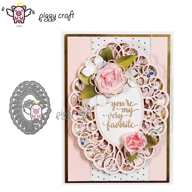 Piggy Craft metal cutting dies - Art Craft Background ulasan dan harga