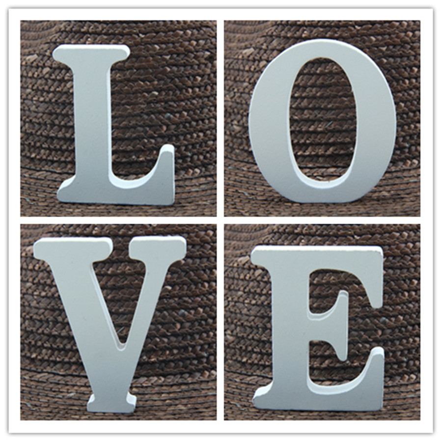 1pc 8CM White Wooden Letter En - Letter S Art Craft ulasan dan harga