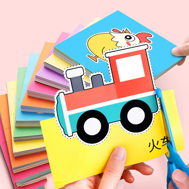 96Pcs Fun Paper Cutting Set, P - Art Craft 4 Years Old ulasan dan harga